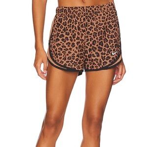 Nike Brown Leopard Print Shorts